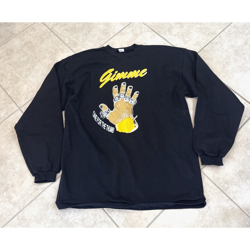 Pittsburgh Steelers 2002 One For The Thumb Novelty Sweatshirt Sz XXL New Sport